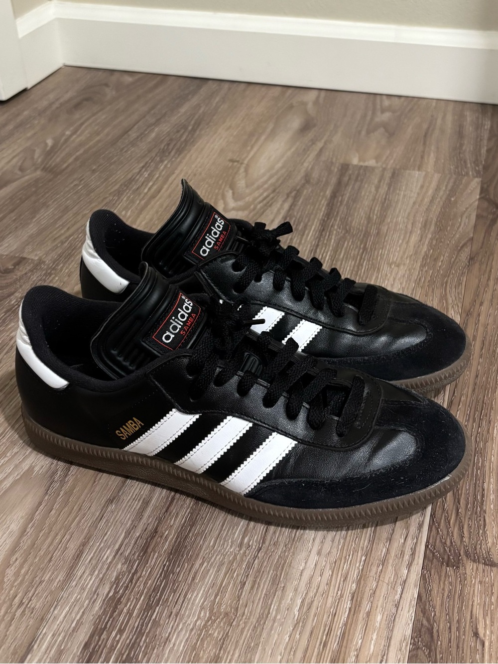 Adidas Samba Black/White Athletic Sneakers